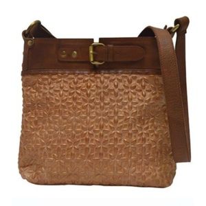 NWT Anabaglish Quilted Leather Crossbody Bag